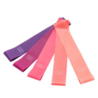 올리보 홈트레이닝 힙업 운동 필라테스 요가 헬스밴드 라텍스밴드 5종세트 RBL5, 5종세트 할인&무료파우치, 1개