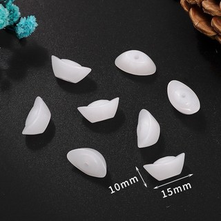 黃玉 白玉 青玉 綠玉 穿孔元寶 孔1.2mm 16號