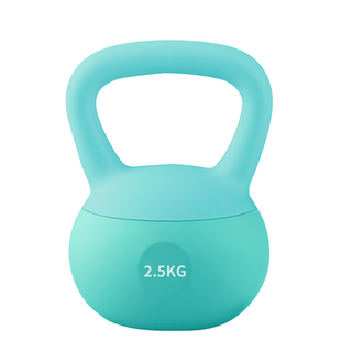 榮威 軟壺鈴 (2-10公斤 啞鈴/重訓), 碧綠色, 1個, 2.5kg