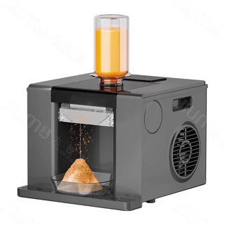 【臺灣保固】110V雪花冰機 冰淇淋機 刨冰雪泥機 綿綿冰 電動雪花機 智慧控製 高效製冰 商用擺攤雪花機, 灰色