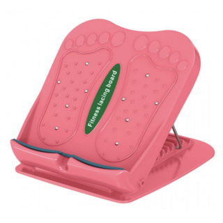 인투홈 각도 조절 스트레칭보드 종아리 아킬레스건 다리스트레칭 레그릴렉서 스트레칭발판 발목경사대, 핑크