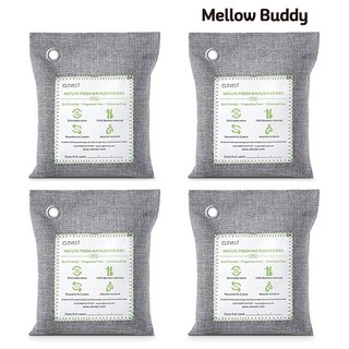 대나무 숯 공기정화용 활성탄 실내 옷장 차량 냄새제거 제습 탈취, 200g, 4개