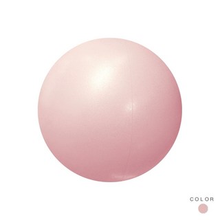 LUCISSI 25cm彈力瑜珈球 瑜珈輔具 彈力球 瑜珈按摩球 平衡訓練球 健身球 手復健器材 防爆PVC材質 現貨, 淺粉紅(含氣塞和充氣管，無充氣筒), 1個