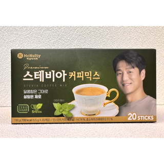 20개입 3박스 맥널티 스테비아 커피믹스 무설탕, 9.5g, 3개