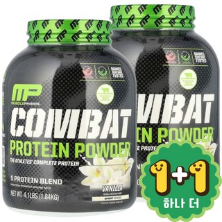 머슬팜 코뱃 단백질 프로틴 바닐라맛 파우더 분말 1.84kg 2개 운동부스터 Protein