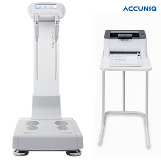 아큐닉 ACCUNIQ BC720 체지방측정기 체성분분석기 프린터+테이블+결과지 포함, 1개, 화이트, 기기+프린터+테이블+결과지