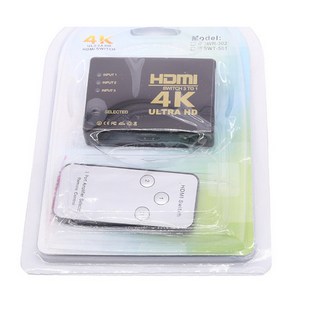 4K HDMI 切換器 5進1出 / 3進1出 附遙控器 HDMI 1.4版 4K 分配器 適用於PS3/PS4, 1個, 三入一出