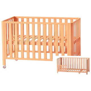 六合一嬰兒床 成長型嬰兒床 遊戲床 床邊床 多功能嬰兒床 拼接床 少兒床 滿月禮, 豪華中床