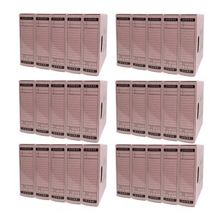 영오 친환경 문서보관상자 A4, 30개, 분홍