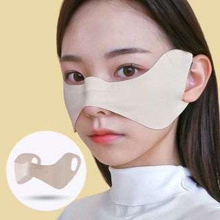 쿨링17 여성용 남성용 기미방지 나비마스크 자외선차단 밀착형 골프 광대 눈밑 아이마스크, 1개, 스킨