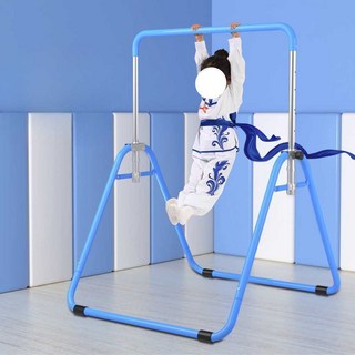 어린이 철봉 키크는 운동 매달리기 체육 턱걸이운동, 4. 고급 블루 85-130cm+손잡이