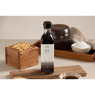 누룩의꽃 맛간장[프리미엄 발효간장 저당 감칠맛 만능간장 수제 발효 쌀누룩 간장 아기간장], 3개, 450ml