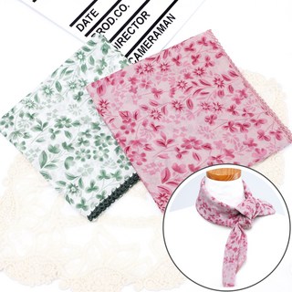 오르미 스카프 빅사이즈 70cm 손수건 면100% 코튼 여성 큰 대형 2매 3매 세트 쁘띠 무릎덮개 에티켓 목 순면 반다나