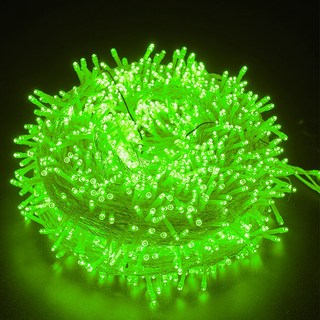 지네 전구 1000구 100m 크리스마스 아웃팅 트리 조명 화이트 전구 색 레드 핑크 퍼플 그린