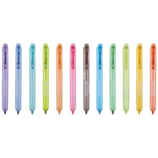 SKB 按動柔光筆 IK-2501 按壓式螢光筆 柔光筆 營光筆 多色可選, 埃及藍, 1個裝