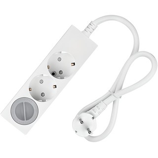 SWEET HOME 韓國製造 一般接地延長線 3孔+安全蓋 1p, 70cm, 混合顏色, 1個