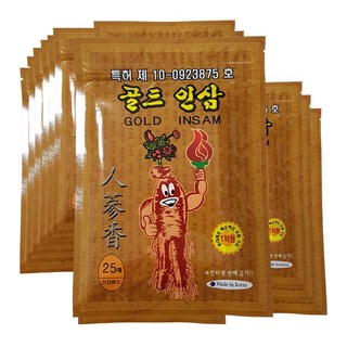 특허품 골드인삼건강패드, 25개입, 2개
