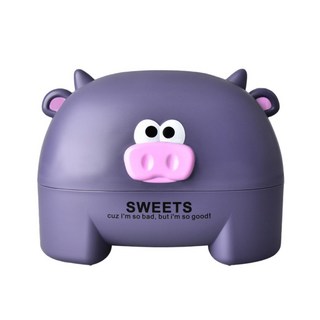 딜헤븐 송아지 휴지 케이스, 퍼플