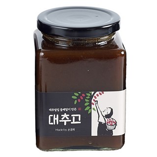 대추밭 둘째딸이 만든 수제 대추고 대추차 전통차 프리미엄 수제청 허밍테이블, 500g, 1개입, 1개