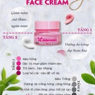 代Go 熱銷越南美霜 2tang duong trang da giam nam ngua mu，改善膚色不均，展現自信光采, 1個, 越南美白霜face 2tang duon