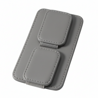 카리고 듀얼 차량용 선글라스클립 카드홀더, 1개, 그레이