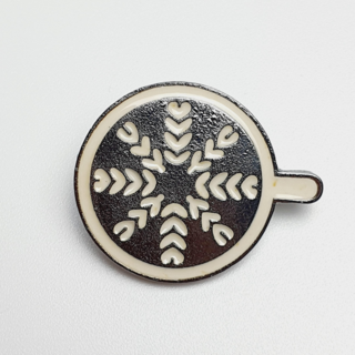 빈플랜트 커피뱃지 카페 뺏지 바리스타 브로치 카페 앞치마 라떼아트 브루잉 핸드드립