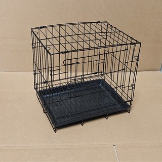 兔子籠子家用摺疊室內養兔易清糞戶外攜帶便捷垂耳兔加密兔籠貓籠, 1個, 45:籠子+托盤+墊+碗+窩+水壺+尿墊