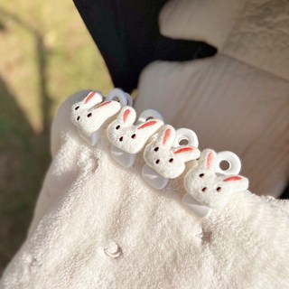 리틀젬스 KC인증 유모차 집게 담요 블랭킷 다용도 클립, 4개, 토끼집게