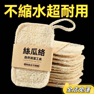 天然絲瓜絡洗碗刷鍋抹布 家用不沾油海綿清潔刷 百潔布絲瓜瓤 - 限時特賣, 1個, 薄款小號：【普通絲瓜絡】1個,吸水雙層：不沾油-升級款【帶掛繩】加厚