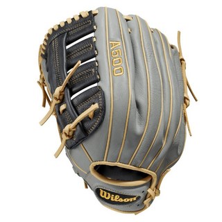 윌슨 A500 소가죽 올라운드 야구글러브 12.5인치 좌투글러브, 좌투-오른손착용, 혼합색상, 1개