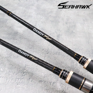 씨호크 댄디 블랙 바다 루어 인쇼어 낚시대 광어 우럭, P662B (베이트 선상용)