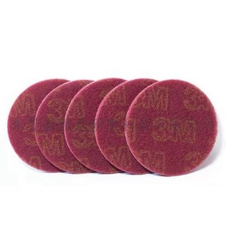 3M 7447 3寸背絨菜瓜布 清潔研磨除鏽多用途 輕鬆更換 耐磨耐用, 1個