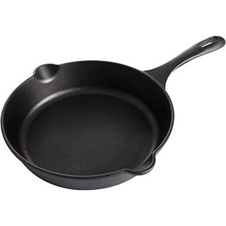 【Victoria維多立亞輕量鑄鐵煎鍋8吋平底鍋【美國Epicurious票選第一Lodge L5SK3同級, 1個