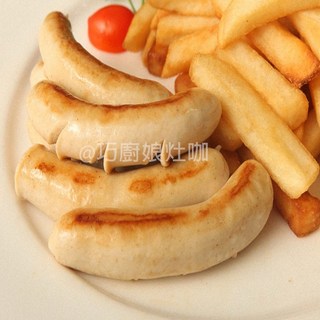 富榮 雞肉香腸 1KG/包 - 烤肉必備、口感扎實、鮮脆多汁, 1個