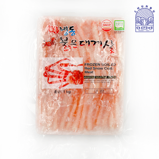 국내산 냉동 붉은대게살 홍게살 혼합 모듬 다리살 대게살 파지 게살, 붉은대게 다리살+몸살, 1개, 700g