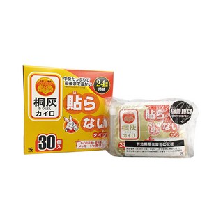 小林製藥 桐灰小白兔暖暖包 日本進口 輕巧便攜 持續發熱24小時 冬季保暖必備, 30個