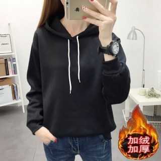 抗寒 秋冬加絨加厚連帽衛衣 內刷毛 防風保暖