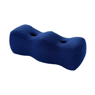 雙凹槽抬腿枕【空氣層款】藏藍, 1個