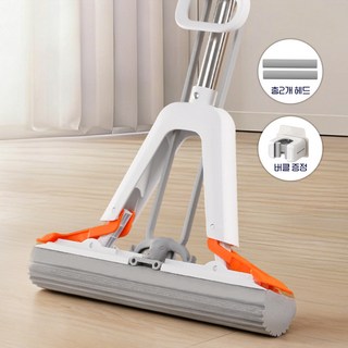 조이보스 원터치 교환식 매직 펄프 밀대걸레+리필패드1장+후크1개, 1세트