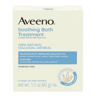 Aveeno 無香舒緩浴粉 42g 8入, 1個