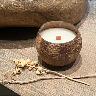 【Aloha Cocoonut】香氛蠟燭 4款可選 《屋外生活》裝飾 擺設 儀式感 戶外, 1個, 可可萊姆