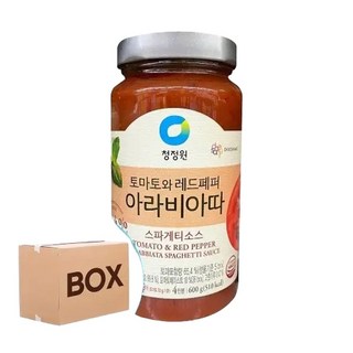 [청정원] 아라비아따 스파게티소스 600g 12입 (박스), 1개