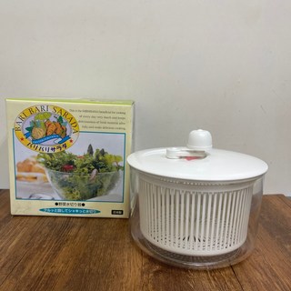 日本YAMAKEN 山研工業 手搖蔬菜脫水器 6.0L / 2.5L 旋轉脫水器, 1個