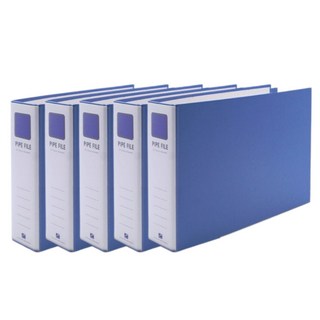 희망사무포인트 2공 파이프 바인더 A4 4X7 군 Br447E, 하늘색, 5개