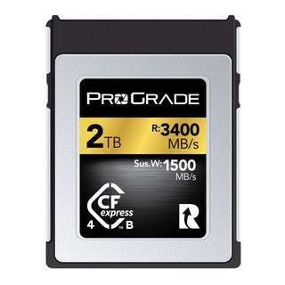 ProGrade CFE Type B 4.0 Gen4 黃金記憶卡 讀取3400MB 1TB 2TB 大容量, 1個