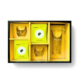 A'kaffit 島嶼釀咖啡禮盒 (濾掛咖啡包 雙層玻璃杯 量杯) 台灣在地風味, 15mg, 1套, 8個裝