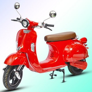 에코드라이브 타이탄2000 클래식 전기스쿠터 60V 58.8AH 출퇴근용 배달용, 시그널 레드 58.8ah, 레드