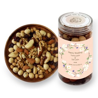 선물담길 견과류 답례품 결혼식 결혼 웨딩 결혼답례선물, 고소견과, 기본(박스없음), 1개