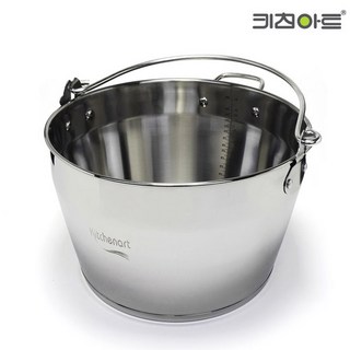 키친아트 국민 젖병 열탕 소독 깊은 냄비 쪽쪽이 삶는 살균기 스텐볼 인덕션용 잼팟 9L, 단품, 1개