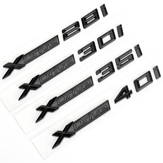 굿즈인홈 엑드시리즈엠블럼블랙 BMW X드라이브 40i 유광블랙 레터링 Xdrive 30i